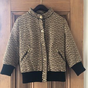Knit bomber jacket